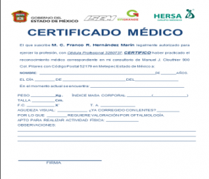 Obtén el Certificado médico en México 2024